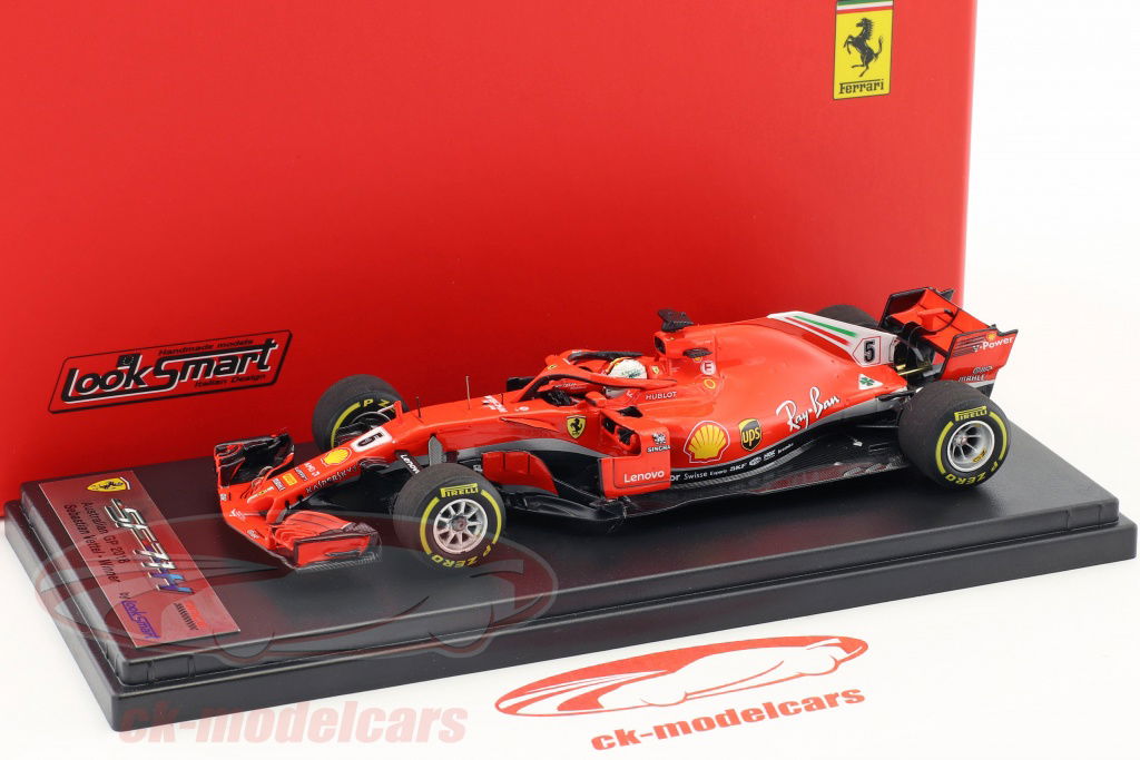 LookSmart 1:43 Sebastian Vettel Ferrari SF71H #5 Winner