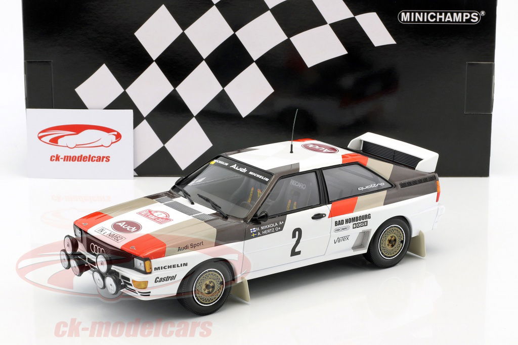 Minichamps 1:18 Audi Quattro A1 #2 4th Rallye Monte Carlo 1983