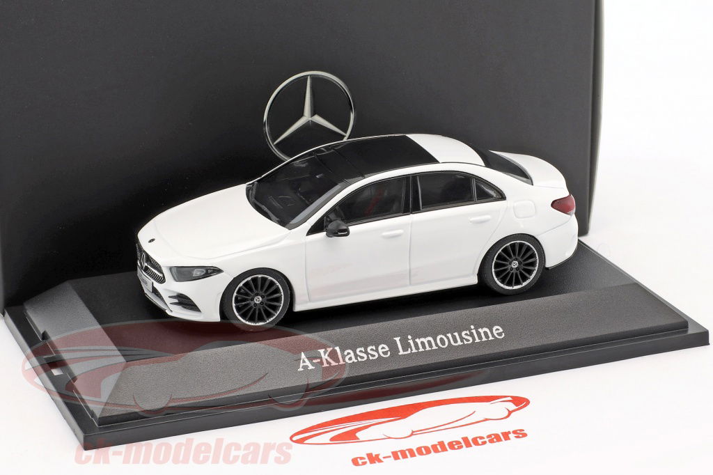 Herpa 1:43 Mercedes-Benz A级四门轿车(V177) 极性白B66960431