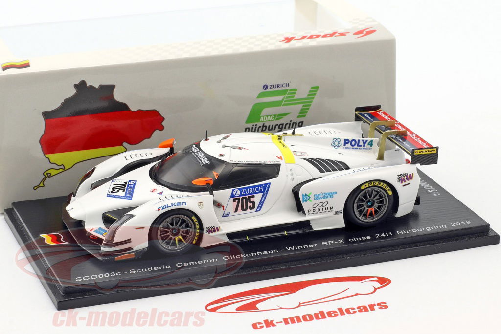 SCG003C スクーデリアキャメロングリッケンハウス 2018スパーク1/43 SCG003C スクーデリアキャメロングリッケンハウス 2018スパーク1