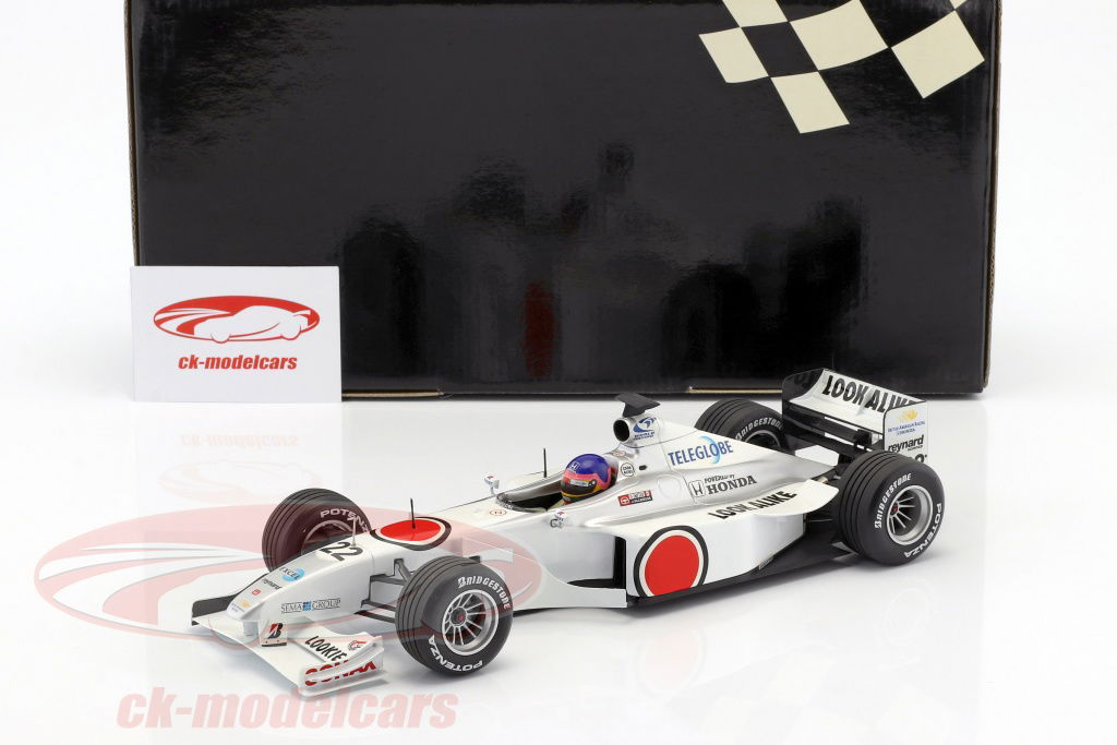 Minichamps 1:18 Jacques Villeneuve Bar Honda #22 formule 1