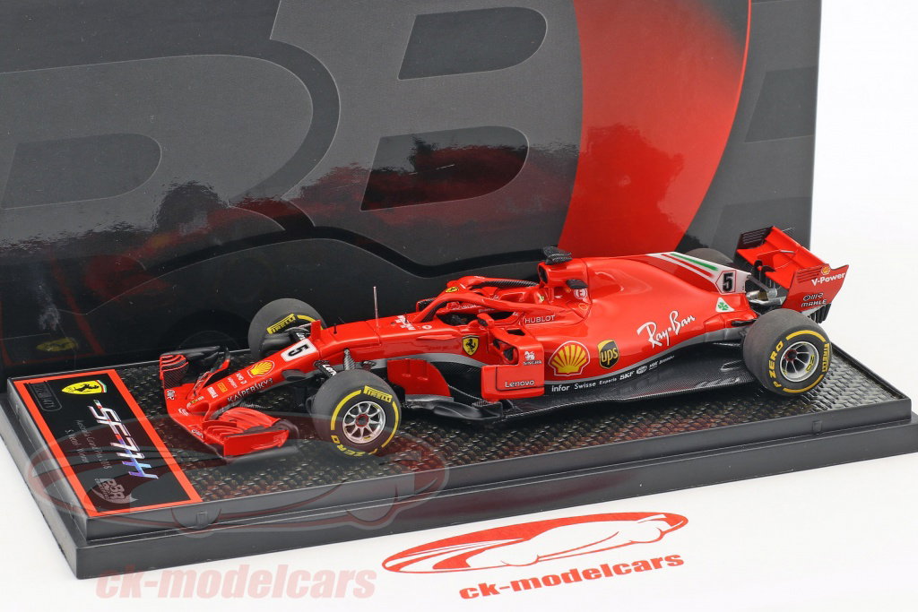 BBR Models 1:43 Sebastian Vettel Ferrari SF71H #5 Winner BBR Models 1:43 Sebastian Vettel Ferrari SF71H #5 Winner