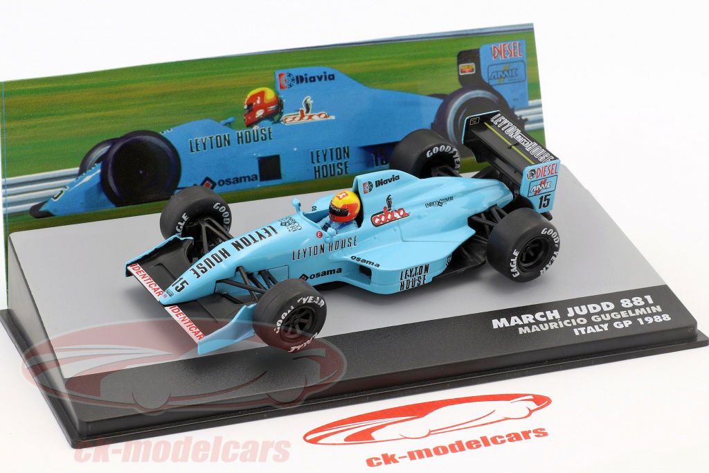 Altaya 1:43 Mauricio Gugelmin March Judd 881 #15 Italy GP
