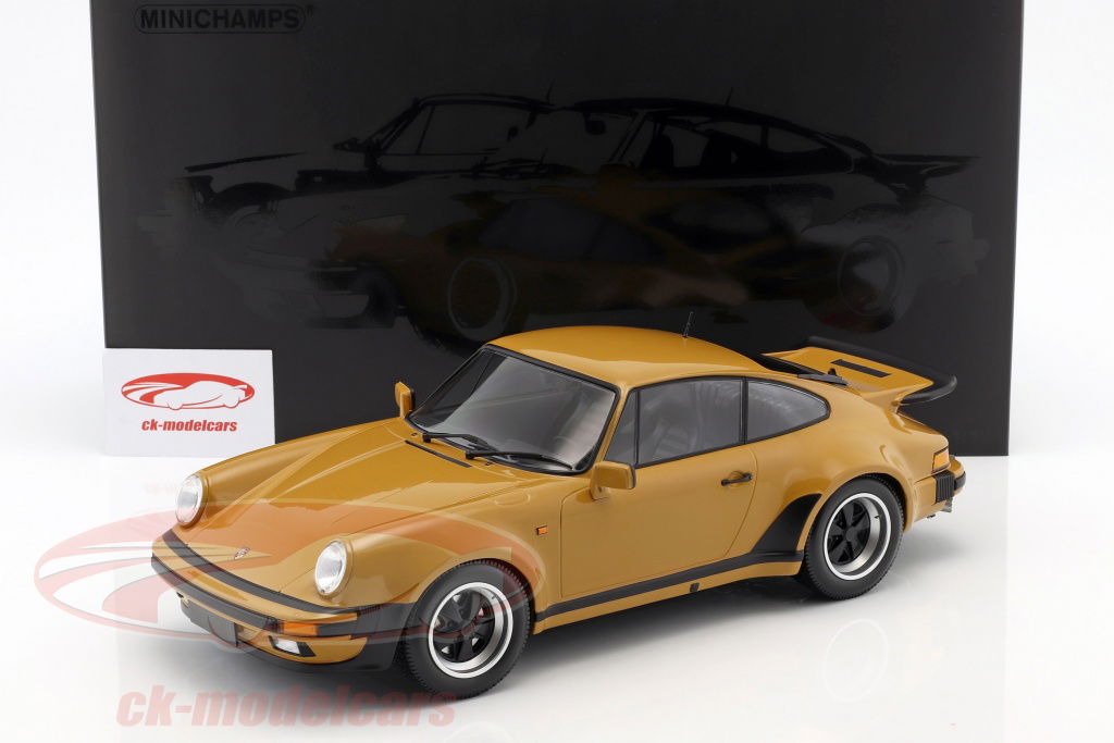Minichamps 1:12 Porsche 911 (930) Turbo year 1977 tan yellow