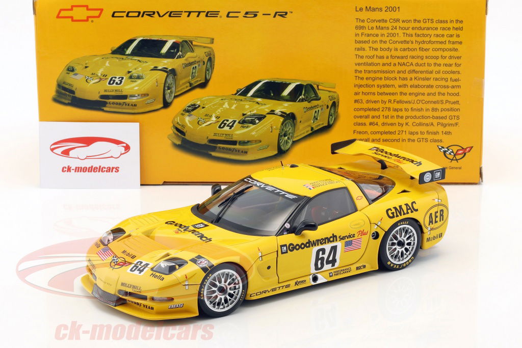 AUTOart 1:18 Chevrolet Corvette C5-R #64 Winner GTS Class