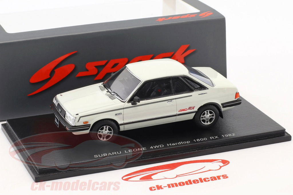 Spark 1:43 Subaru Leone 4WD Hardtop 1800 RX 建造年份1982 白