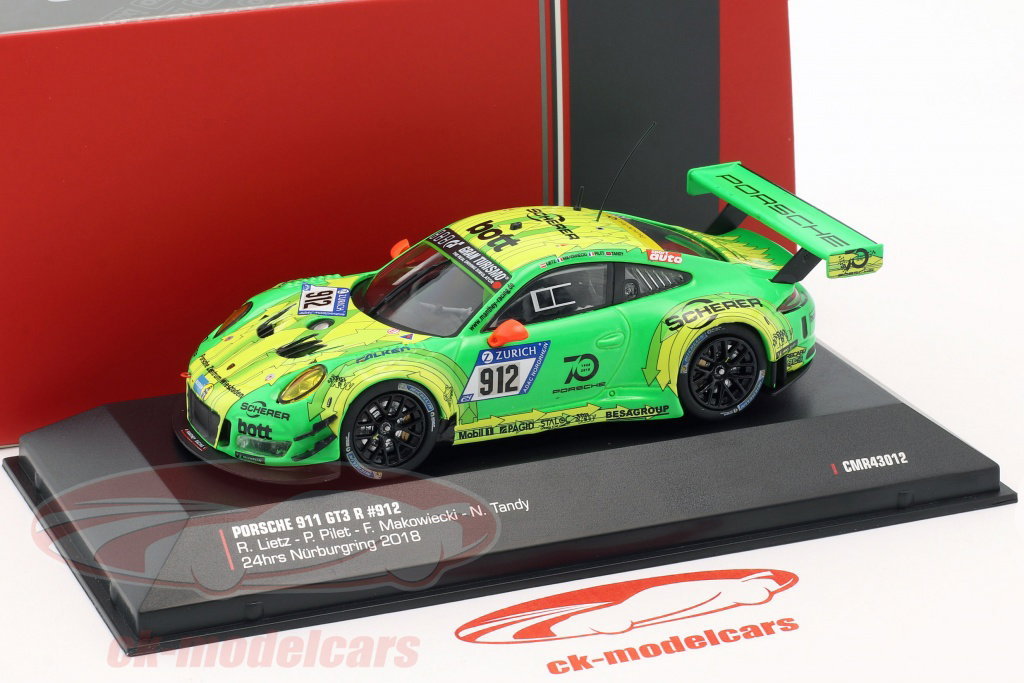 CMR 1:43 Porsche 911 (991) GT3 R #912 Winner 24h Nürburgring 2018