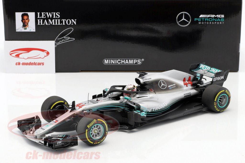Minichamps 1:18 L. Hamilton Mercedes-AMG W09 EQ #44 World Champion formula  1 2018 110180044 model car 110180044 4012138158511