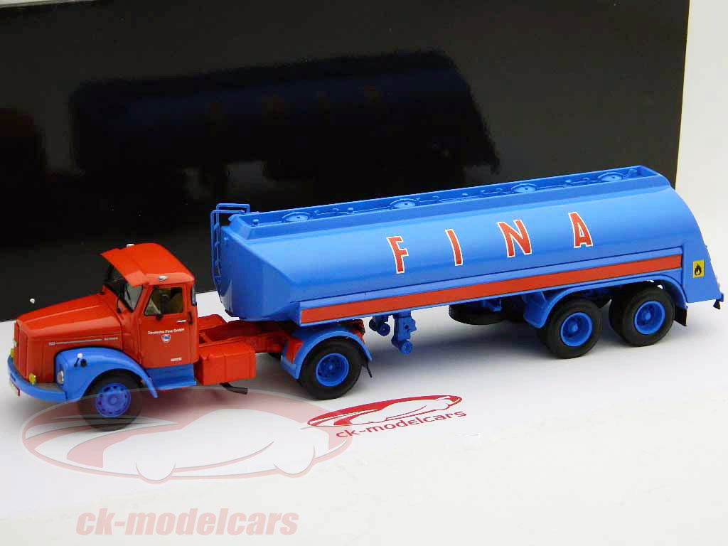 Minichamps 1:43 Scania L110S Tanksattelzug FINA 499126970