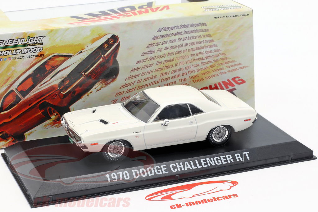 Greenlight 1:43 Dodge Challenger R/T 築 1970 フィルム Vanishing