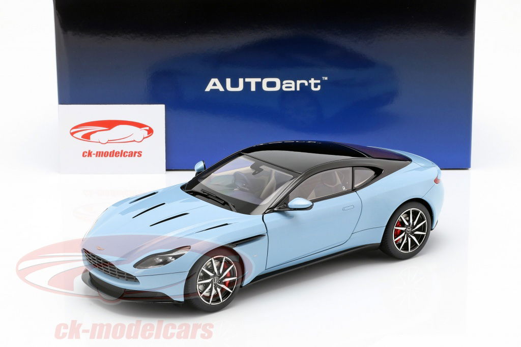 AUTOart 1:18 Aston Martin DB11 クーペ 築 2017 ライトブルー