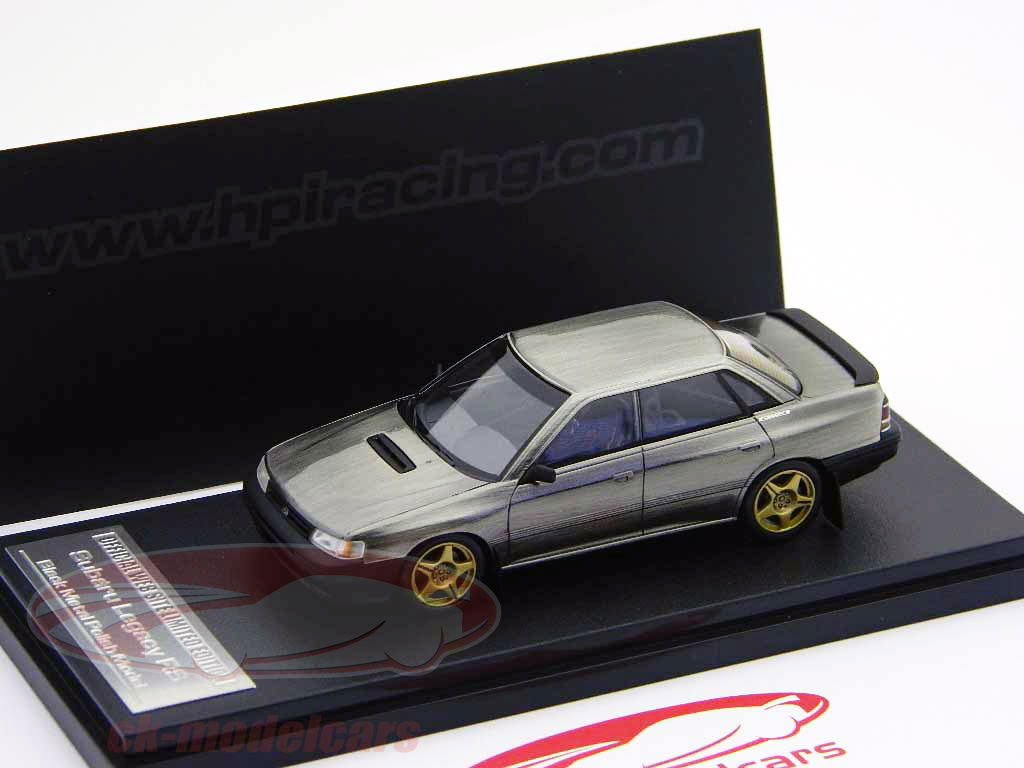 1/43 hpi・racing スバル レガシィRS HPI 1:43 スバルレガシィRS黒研磨された金属仕上げ/ブラック