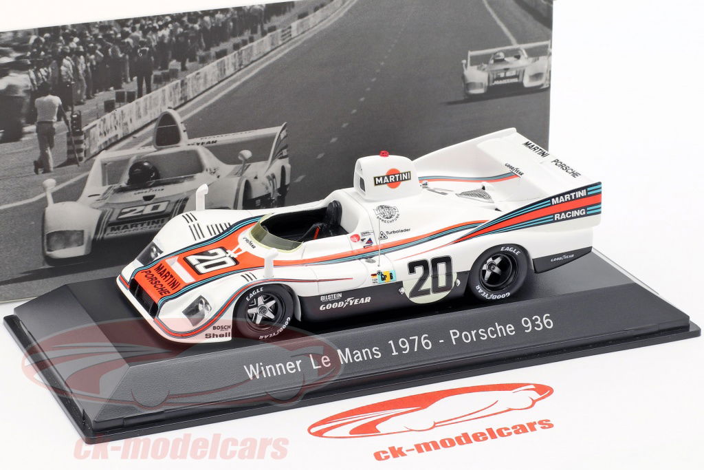 Spark 1:43 Porsche 936 #20 勝者 24h LeMans 1976 Ickx, Lennep