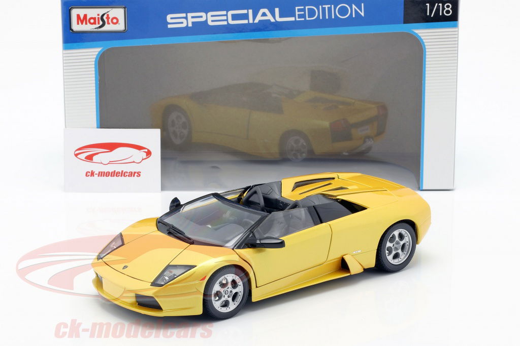 Maisto 1:18 モデル ランボルギーニムルシエラゴロードスター