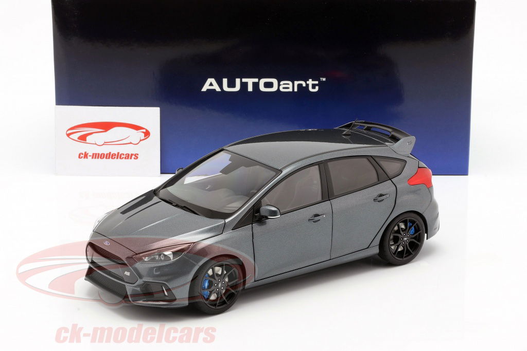 AUTOart 1:18 Ford Focus RS year 2016 stealth grey 72954 model car