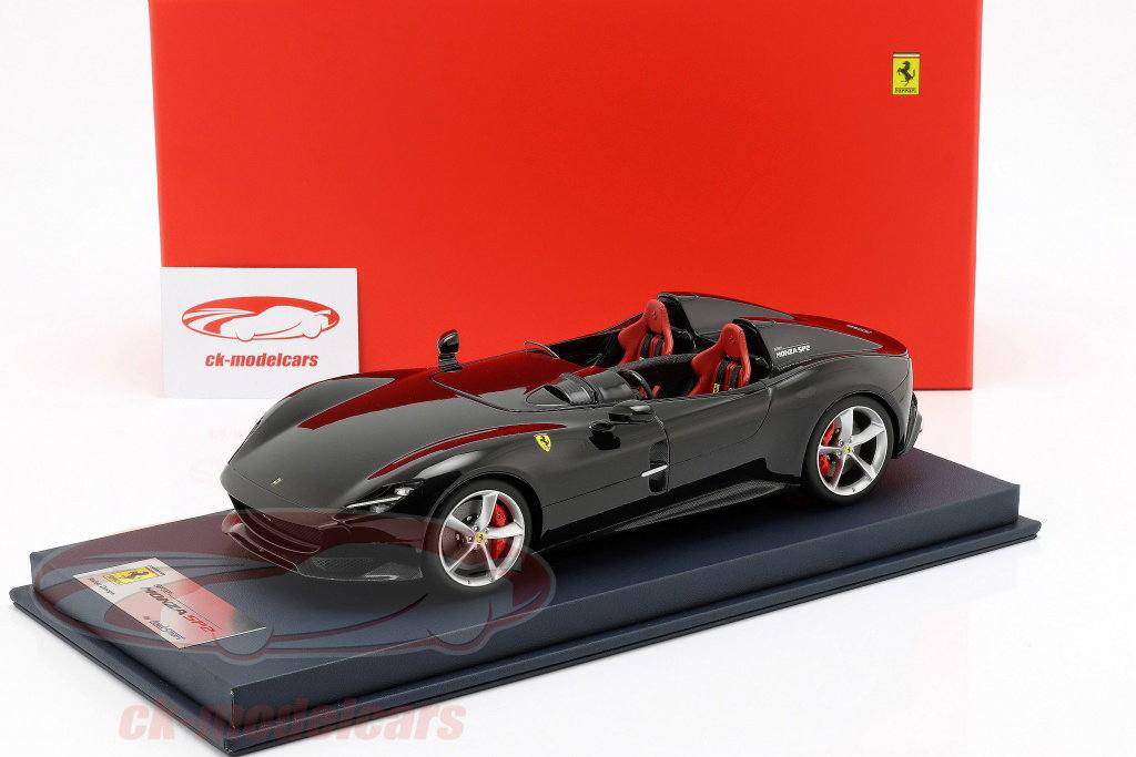 LookSmart 1:18 Ferrari Monza SP2 anno di costruzione 2018 nero con