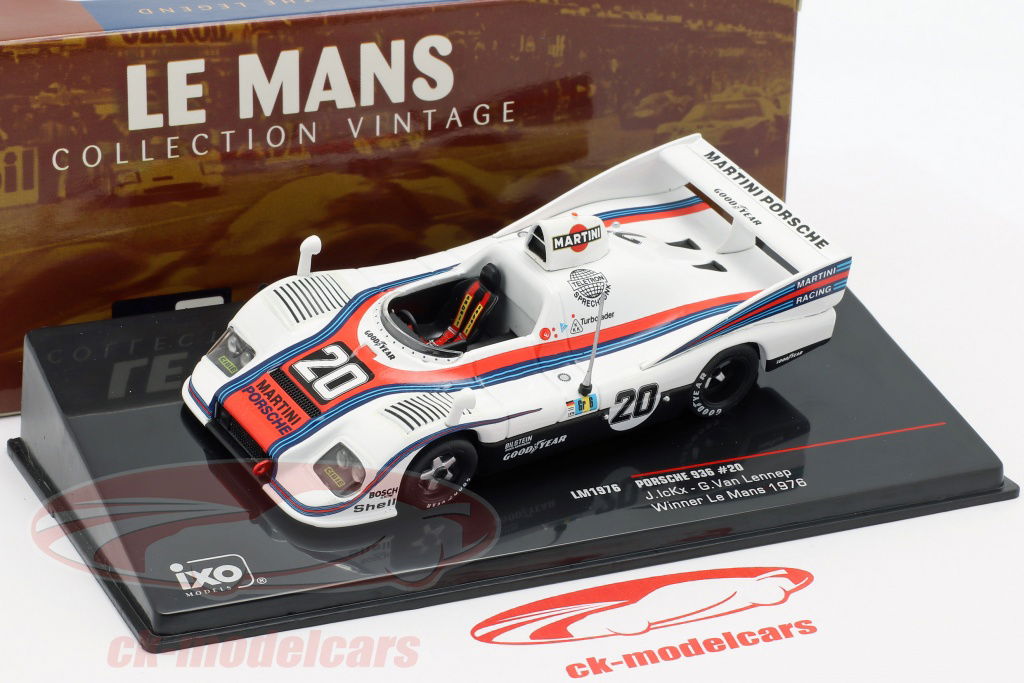 Ixo 1:43 Porsche 936 #20 Winner 24h LeMans 1976 Ickx, van