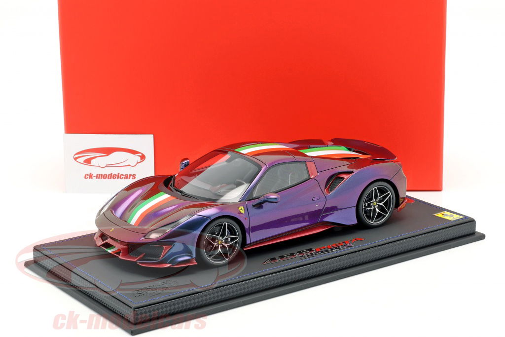 BBR Models 1:18 Ferrari 488 Pista Spider Closed Top year