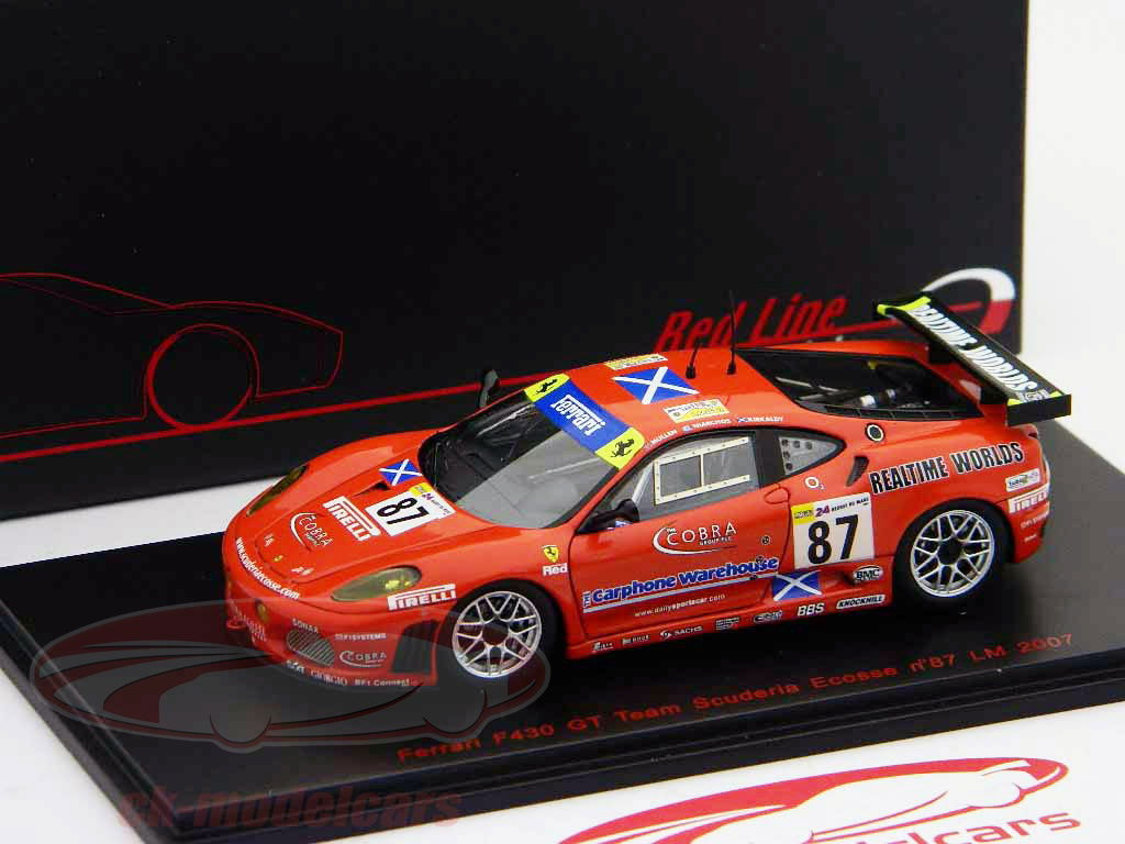 Spark 1:43 Ferrari F430 GT #87 24h Le Mans 2007 Niarchos