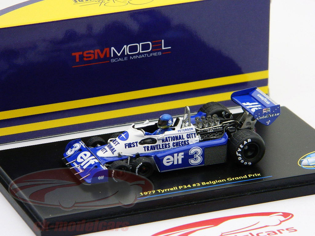 F1 Tyrrell P34 1977 日本GP 3位 ミニカー 1/43 True Scale 1:43 R. Peterson Tyrrell P34 #3 formula 1 1977