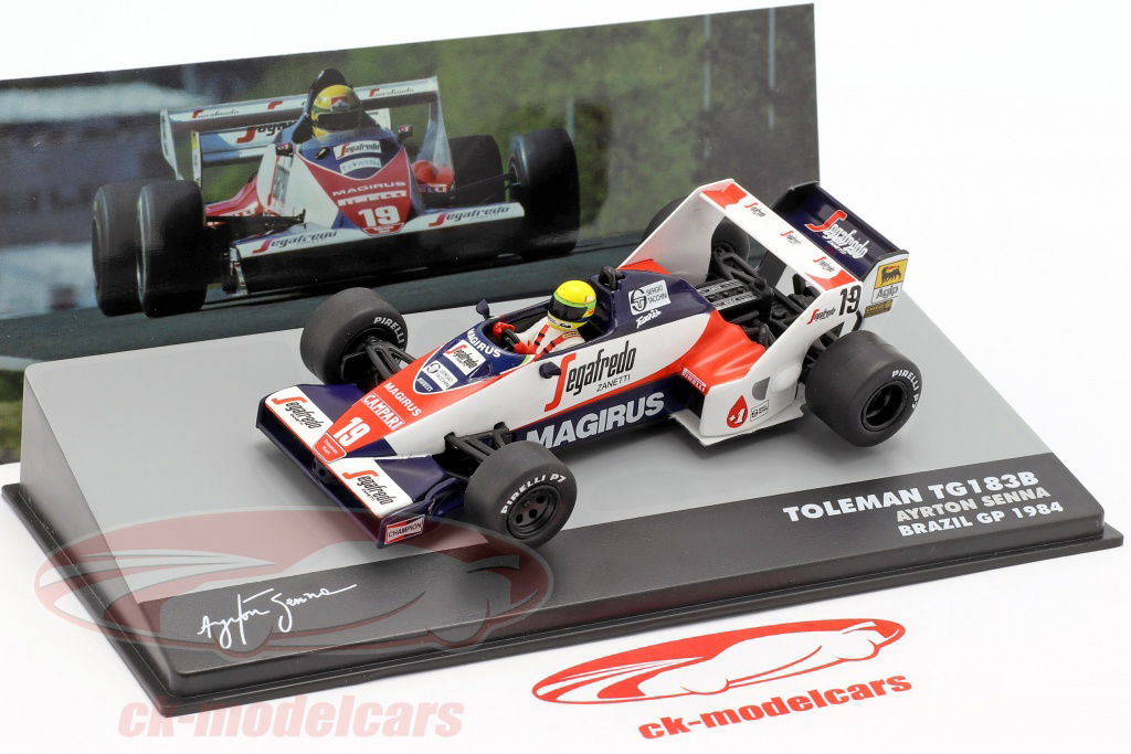 Altaya 1:43 Ayrton Senna Toleman TG183B #19 Brazil GP