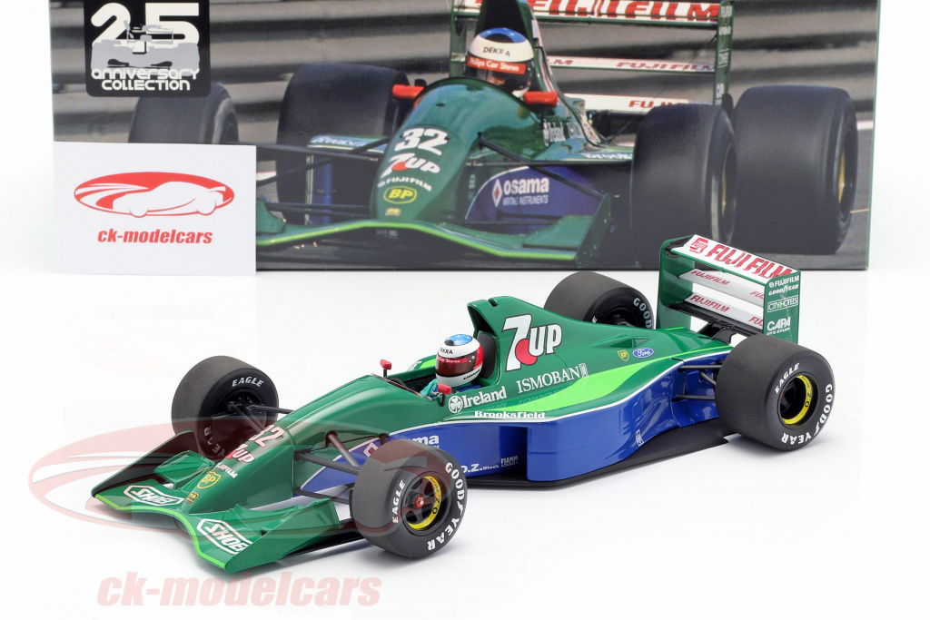 1/18 ジョーダン 191 #32 ベルギーGP 1991 M.シューマッハ WERK83 1:18 M. Schumacher Jordan 191 #32 1位 GP Race