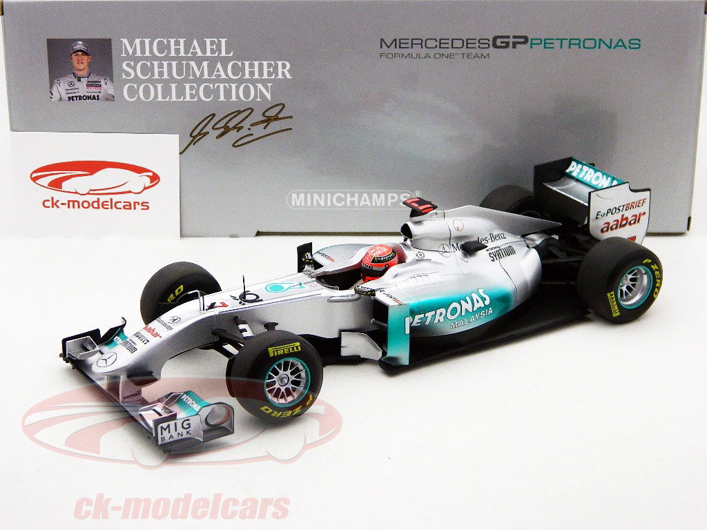 ミニカー MINICHAMPS M.SCHUMACHER SHOWCAR 2011 Minichamps 1/43 Mercedes GP F1 Team Showcar 2011 M