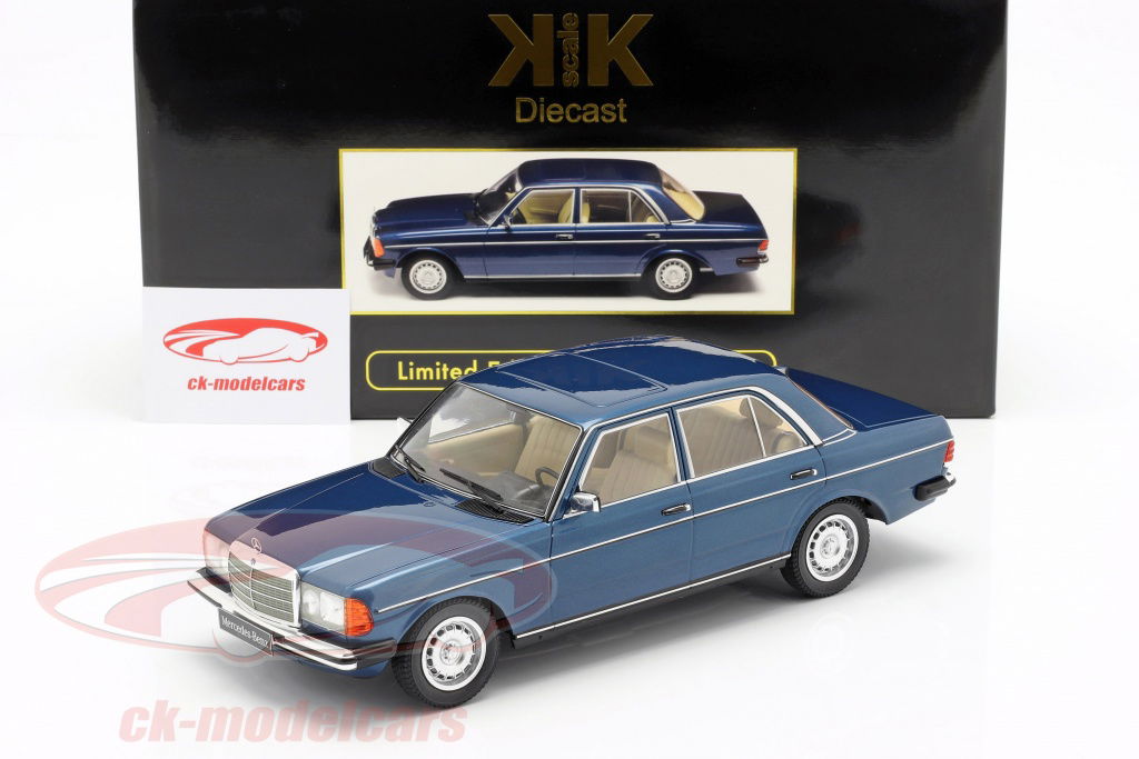 KK-Scale 1:18 Mercedes-Benz 280E (W123) year 1977 dark blue