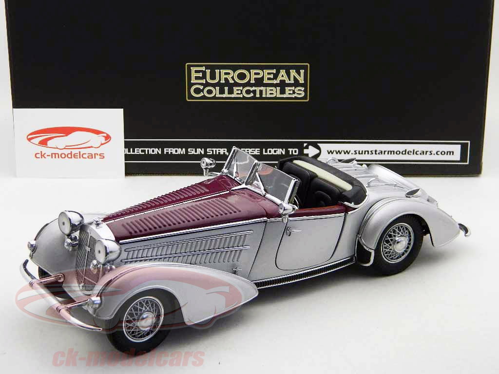 Sun Star Models 1:18 ホルヒ855ロードスターBjのグレー1939 Sun Star Models 1:18 ホルヒ855ロードスターBjのグレー1939