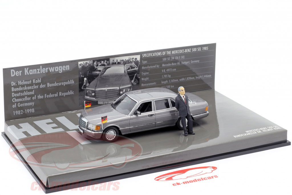 Minichamps 1:43 Mercedes-Benz 500 SEL(W126) federal chancellor