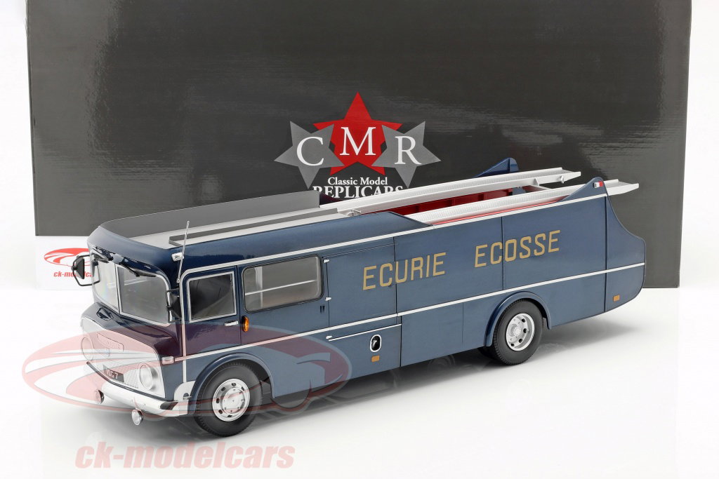 Spark 1/43 Scale S0285 – 1959 Commer Ecurie Ecosse Car Transporter – Bleu Foncé