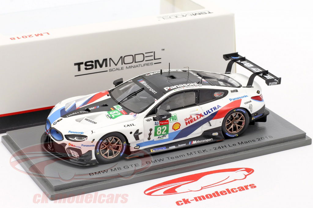 1/43 TSM MODEL BMW M8 GTE 2018 ルマン Used 1/43 Tsm Model Bmw M8 Gte 2018 Le Mans Minicar from