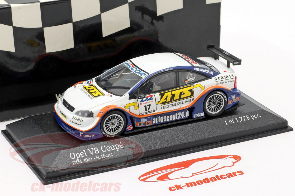 【年代物レア】Opel  V8 Coupe‘ DTM 2001ミニチャンプス製品 Minichamps 1/43 Opel V8 Coupe DTM 2001 Opel Euroteam, A