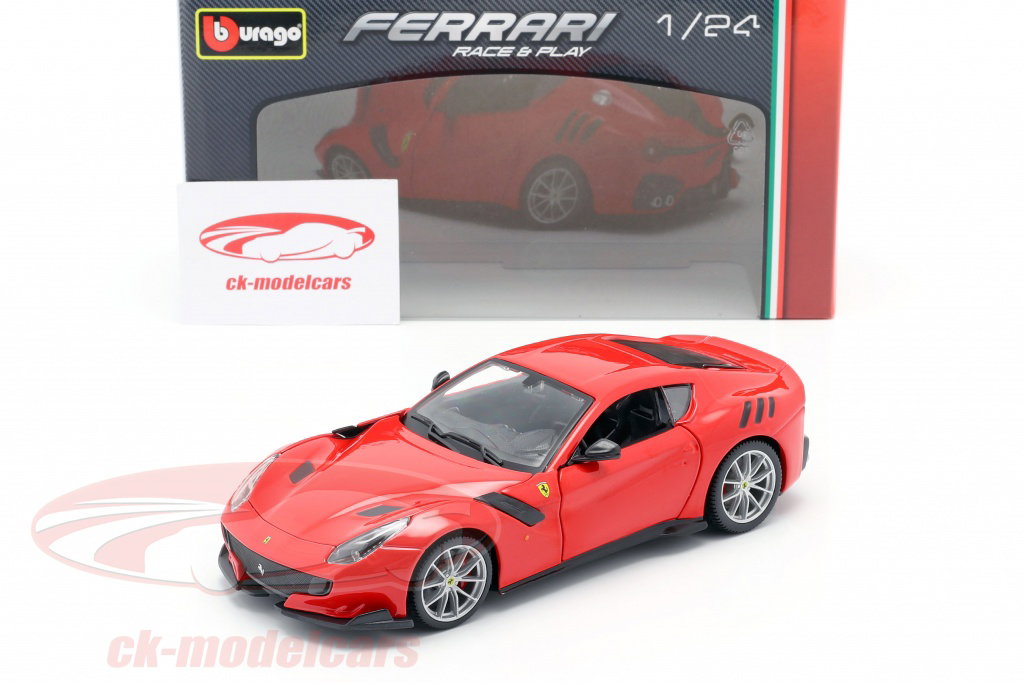 Bburago 1:24 Ferrari F12 TDF year 2016 red 18-26021R model car 18