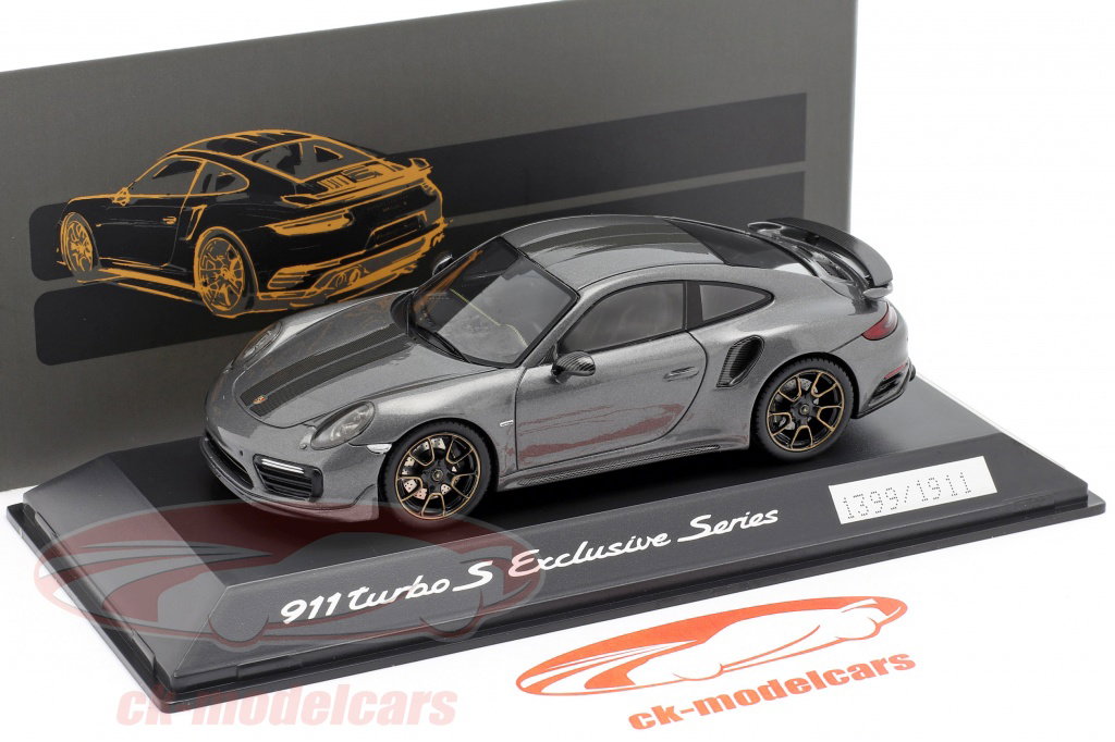 Spark 1:43 Porsche 911 (991) Turbo S Exclusive Series gray Spark 1:43 Porsche 911 (991) Turbo S Exclusive Series gray