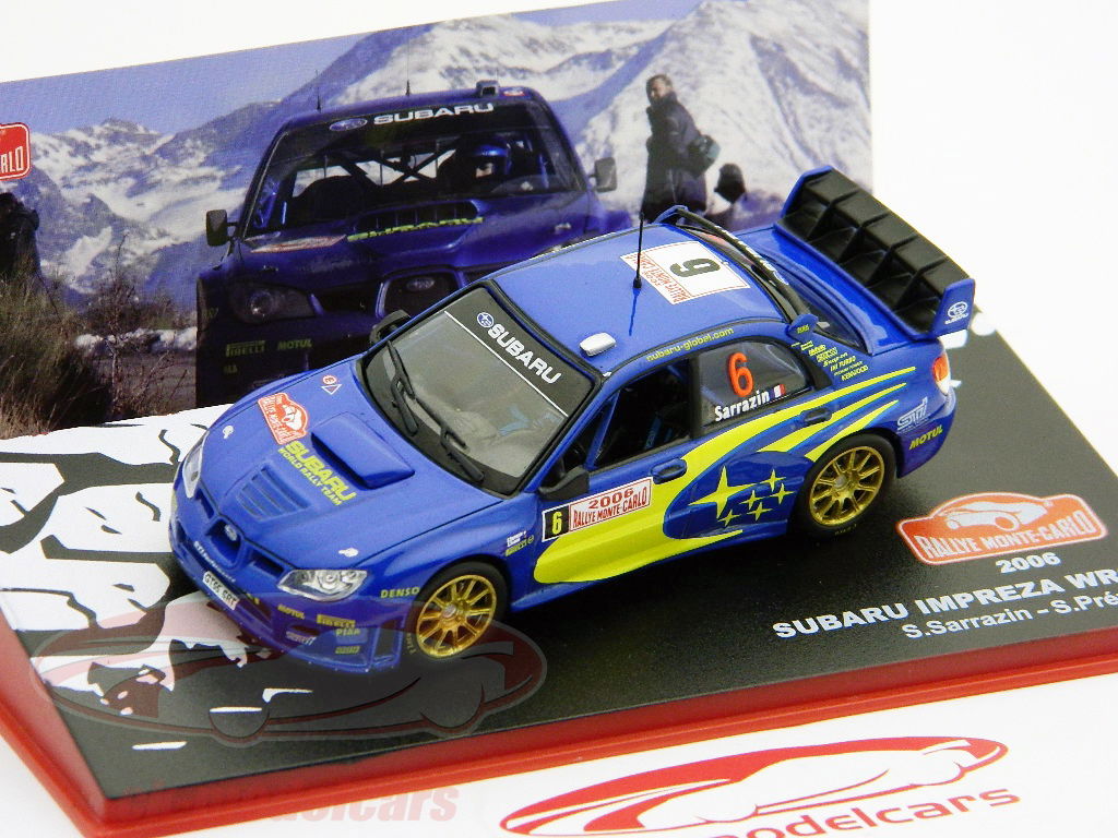 自動車 Racing Subaru Impreza Monte Carlo 1/43 Ixo 1:43 Subaru Impreza WRC #6 Rally Monte Carlo 2006 S