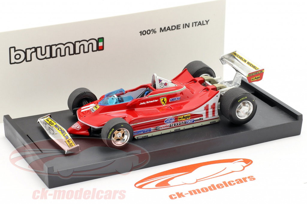 Brumm 1:43 J. Scheckter Ferrari 312 T4 #11 ワールドチャンピオン GP