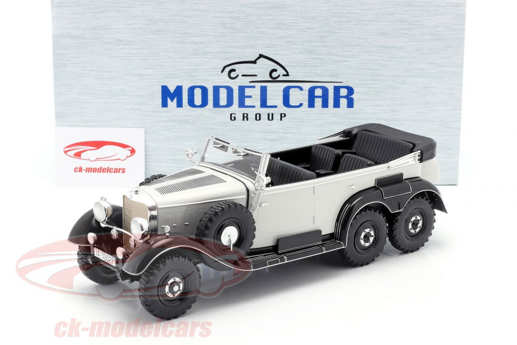 MCG 1/18 メルセデス G4 W31 6輪 カブリオレ 1938 グレー ModelCarGroup 1:18 Mercedes-Benz G4 (W31) Year 1934-1939