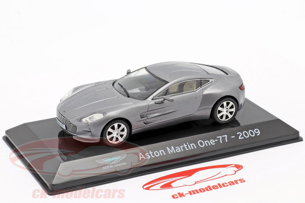 Altaya 1:43 Aston Martin One-77 建設年 2009 シルバーグレー
