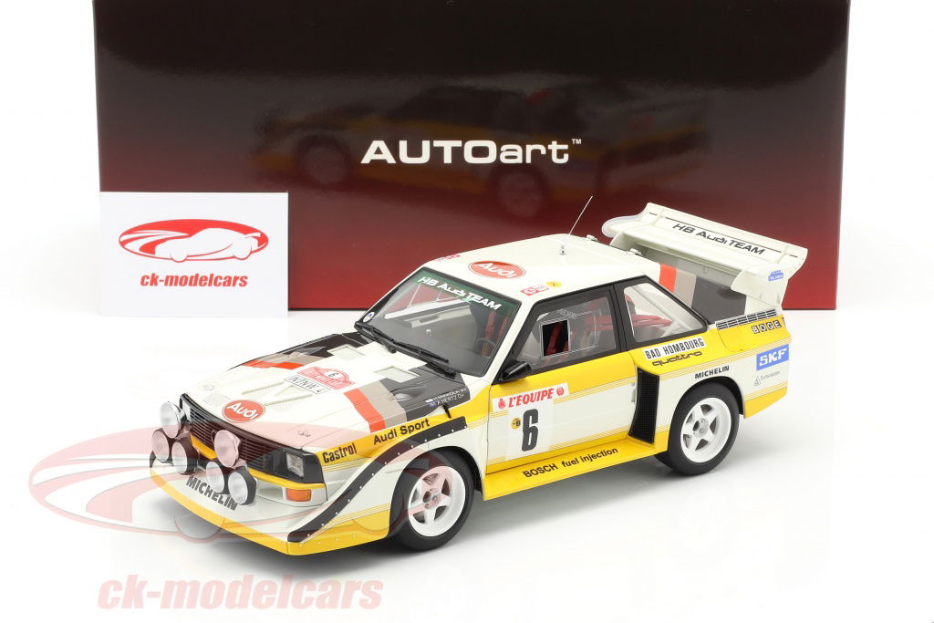 AUTOart 1:18 Audi Sport Quattro S1 #6 Rally Monte Carlo 1986