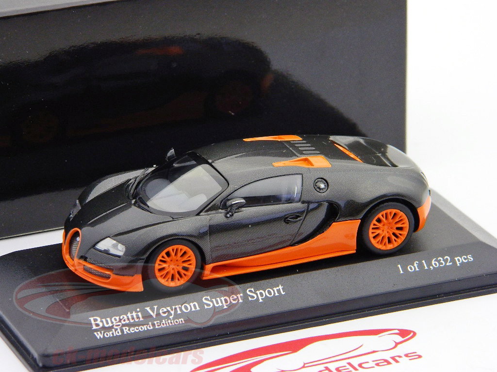 Minichamps 1:43 Bugatti Veyron Super Sport 2010 World Record