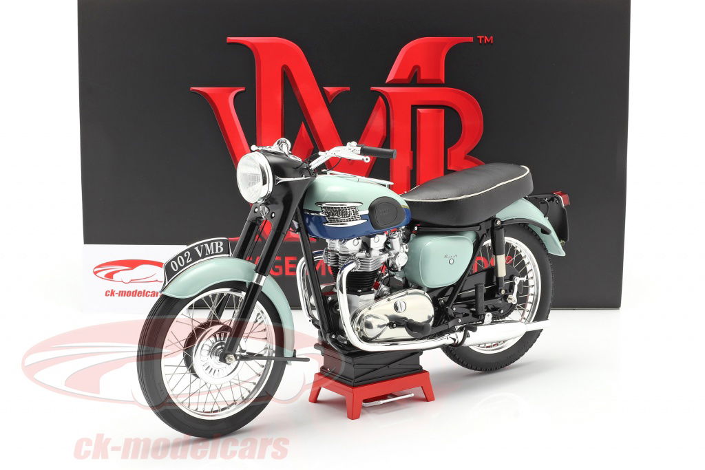 Vintage Motor Brands 1:6 Triumph Bonneville T120 Blue Tank
