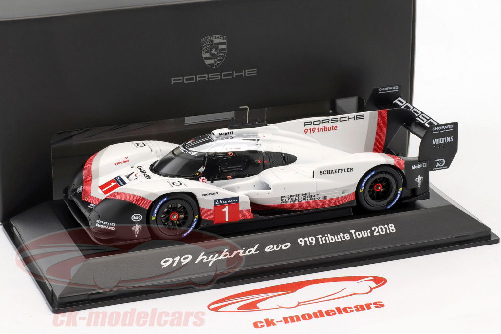 ミニカー 1/43 Porsche 919 Hybrid Tribute Evo. Ixo 1:43 Porsche 919 Hybrid Evo #1 Record Lap Spa Tribute