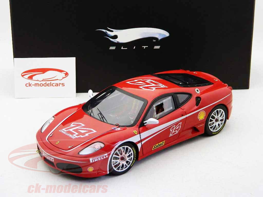HotWheels Elite 1:18 Ferrari F430 Challenge #14 red in special box