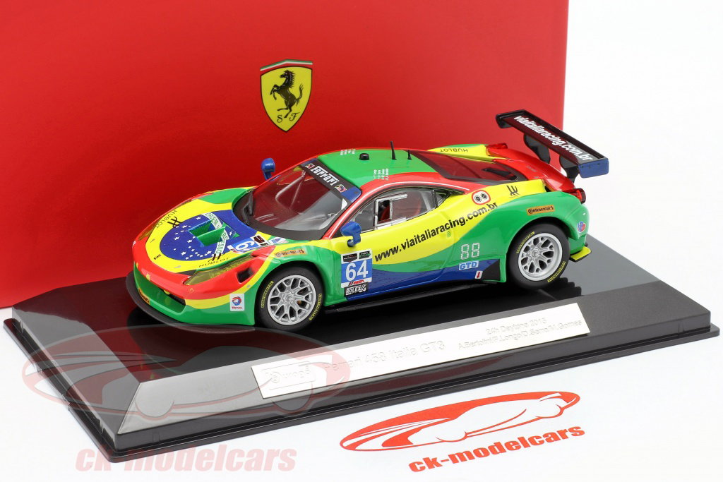 Bburago 1:43 Ferrari 458 Italia GT3 #64 24h Daytona 2015 Scuderia
