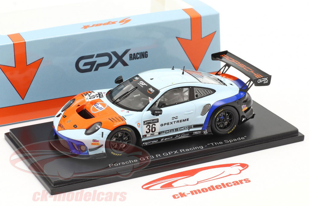 【SPARK】限定600台Porsche 911 GT3R-GPX 2020 1/18 Spark Porsche 911 GT3 R No.22 GPX Racing Winner Paul