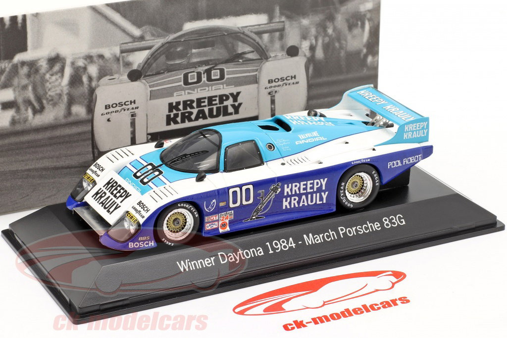 ガレオ Spark 1:43 March Porsche 83G #00 Winner 24h Daytona 1984 Kreepy