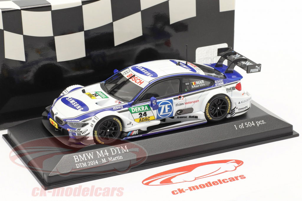 Minichamps 1:43 BMW M4 DTM #24 DTM 2014 Maxime Martin