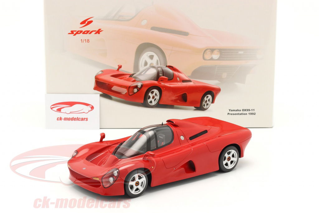 Spark 1:18 Yamaha OX99-11 Presentation Car 1992 red 18S360