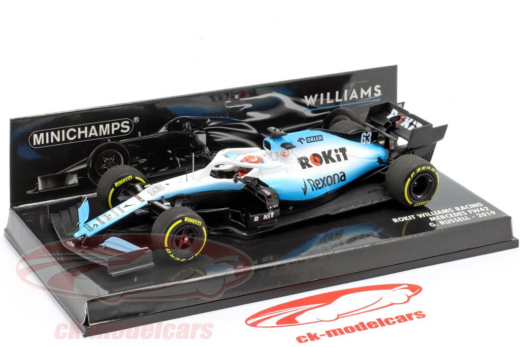 Minichamps 1:43 George Russell Williams FW42 #63 formula 1